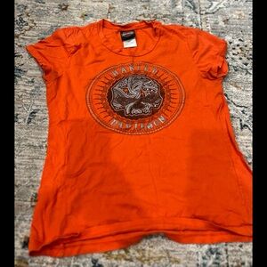 Harley-Davidson Orange skull Tee
